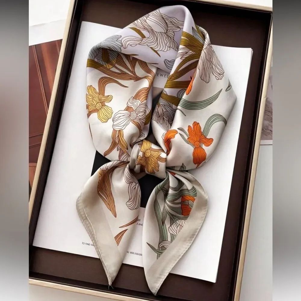 Floral Print Scarf N1098